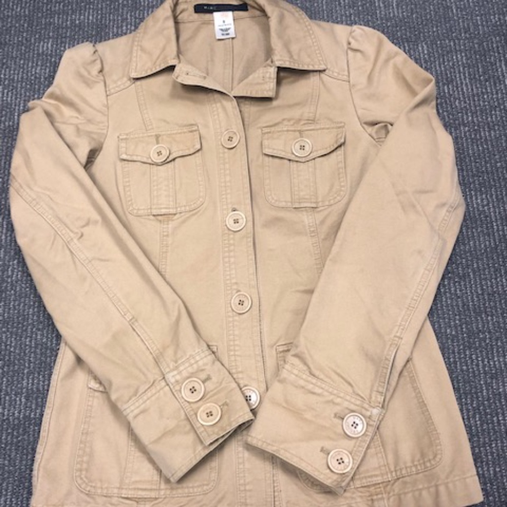 Marc by Marc Jacobs tan military style jacket